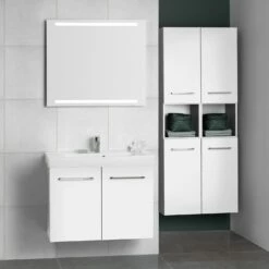 Dansani Mido Möbelset Mit Waschtisch Und Türen-Unterschrank, 82 Cm -KEUCO Verkauf hersteller dansani mido waschtische mit unterschraenken 6449164