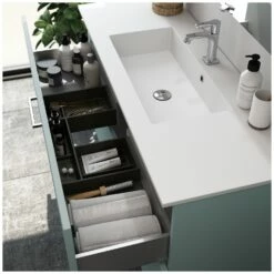 Dansani Play Möbelset Inkl. Spiegelschrank "E" Und Waschtischunterschrank Mit 2 Schubladen, 80,2 Cm