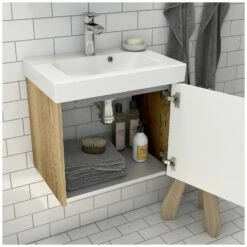 Dansani Play Möbelset Inkl. Spiegel Und Waschtischunterschrank Mit 1 Tür, 51 Cm