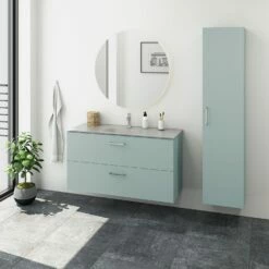 Dansani Play Möbelset Inkl. Spiegel Ø 90 Cm Und Waschtischunterschrank Mit 2 Schubladen, 100,2 Cm -KEUCO Verkauf hersteller dansani play moebel sets mit 6438760