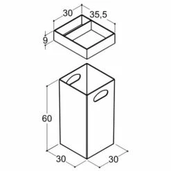 Dansani Einrichtungspaket Für Hochschrank, Breite: 40 Cm