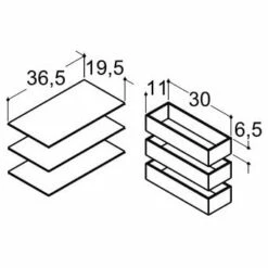 Dansani Einsätze Für Hochschranktür, Breite: 40 Cm -KEUCO Verkauf hersteller dansani zubehoer einsaetze hochschranktuer breite 3564422