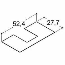 Dansani Gummimatte Für 1 Schublade, Schrankbreite: 60 Cm