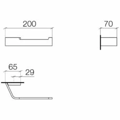 Dornbracht CL.1 Papierollenhalter Ohne Deckel