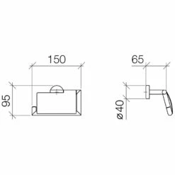 Dornbracht Papierrollenhalter Mit Deckel