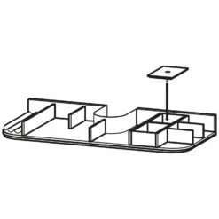 Duravit Einrichtungssystem Für Schubkasten Mit Siphonausschnitt 57,5 Cm