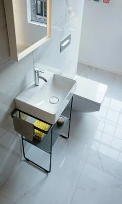 Duravit DuraSquare Metallkonsole, Bodenstehend 51,6 X 33,3 Cm -KEUCO Verkauf hersteller duravit durasquare zubehoer metallkonsole bodenstehend 5456069