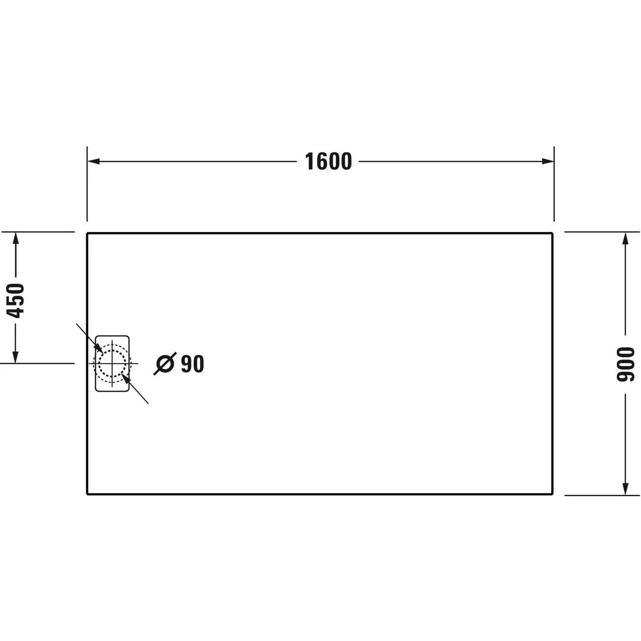Duravit Stonetto Duschwanne Rechteck 160 X 90 Cm 4 Duravit Stonetto Duschwanne Rechteck 160 X 90 Cm – Bild 4