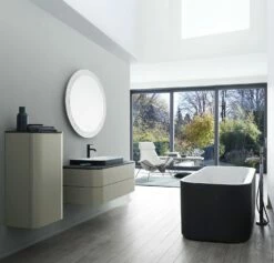 Duravit Happy D.2 Plus Konsole Mit Ausschnitt Mittig, 1,6 X 130 X 55 Cm