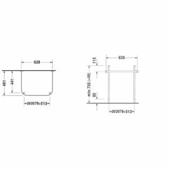 Duravit Happy D.2 Metallkonsole Für Waschtisch 231865