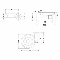 Duravit D-Code Seifenschale Links -KEUCO Verkauf hersteller duravit serie code accessoires seifenschale 10874954