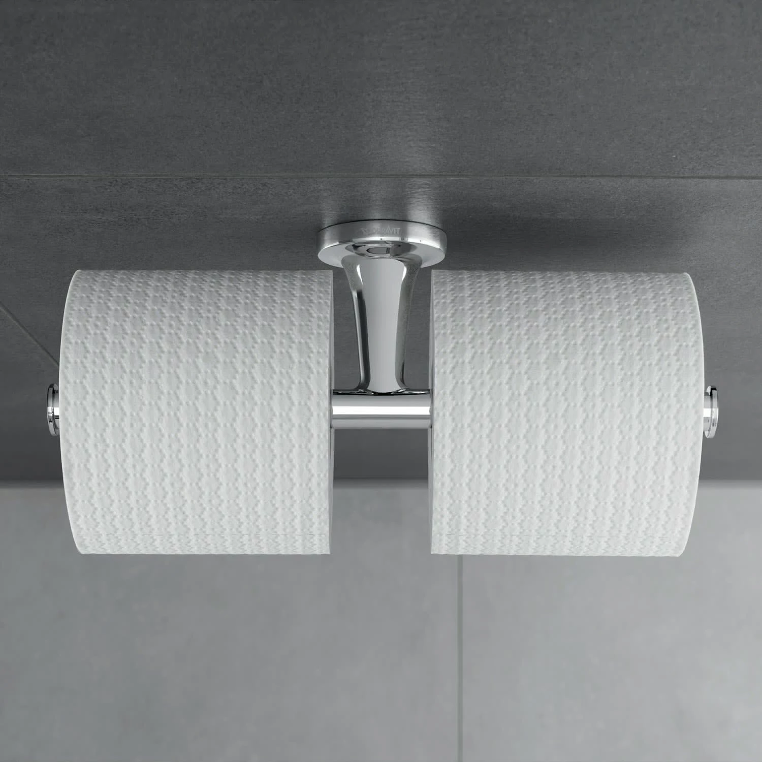 Duravit Starck T Papierrollenhalter Doppelt 7 Duravit Starck T Papierrollenhalter Doppelt – Bild 7