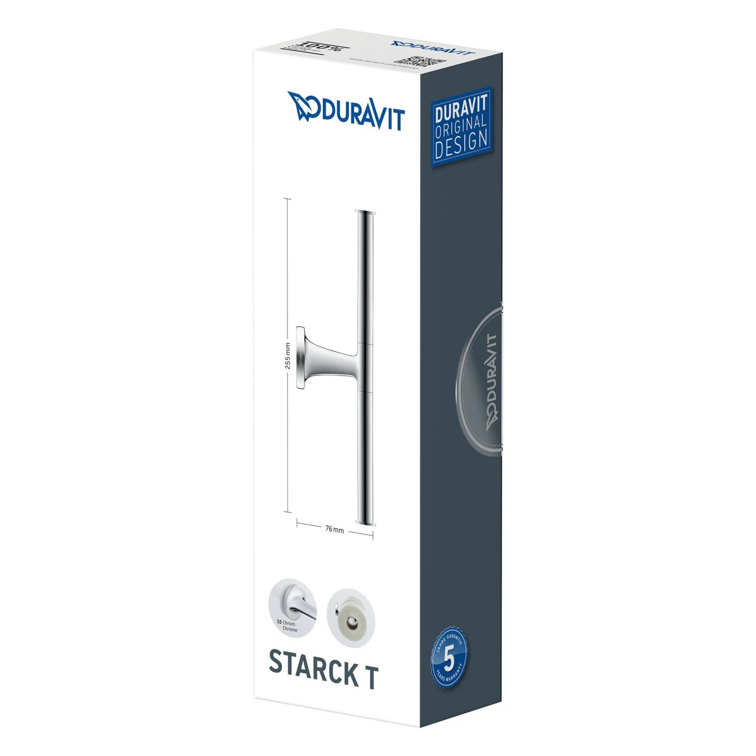 Duravit Starck T Papierrollenhalter Doppelt 11 Duravit Starck T Papierrollenhalter Doppelt – Bild 11