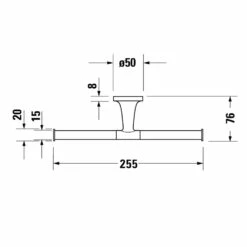 Duravit Starck T Papierrollenhalter Doppelt 14 Duravit Starck T Papierrollenhalter Doppelt -KEUCO Verkauf hersteller duravit starck papierrollenhalter doppelt 2586085