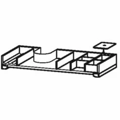 Duravit Einrichtungssystem Für Auszug Mit Siphonausschnitt 78,4 Cm