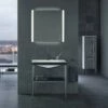 Duravit XViu Halbhochschrank Stehend 40 X 133 Cm, 1 Glastür Anschlag Rechts