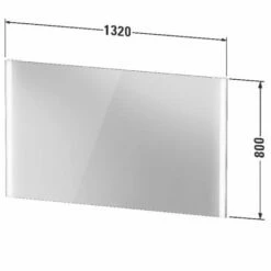 Duravit XViu Spiegel Mit LED Beleuchtung 132 X 80 Cm, Sensor-Version