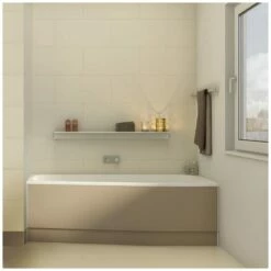 DUSCHOLUX Piccolo 174 Kleinraum-Badewanne Einbau Ecke Rechts