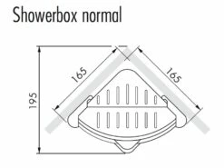 DUSCHOLUX Showerbox Normal Mit 2 Schiebeelementen