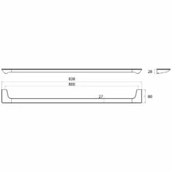 Emco Art Badetuchhalter 80 Cm