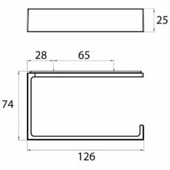 Emco Liaison Neu Papierhalter Ohne Deckel