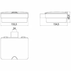 Emco Loft Tissuebox -KEUCO Verkauf hersteller emco bad accessoires serie loft 5503057