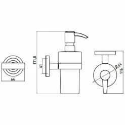 Emco Polo Flüssigseifenspender Mit Behälter Aus Kristallglas