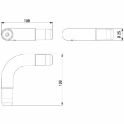 Emco System 2 Eckverbindung 90°