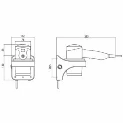 Emco System 2 Haartrockner, Wandmodell
