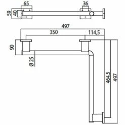 Emco System 2 Eckgriff-Handlauf