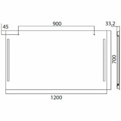 Emco Lichtspiegel Premium 120 Cm