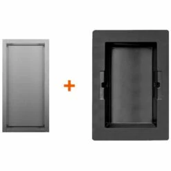 ESS Container Box 10 Wandnische 15 X 30 X 10 Cm Rahmen Gebürstet