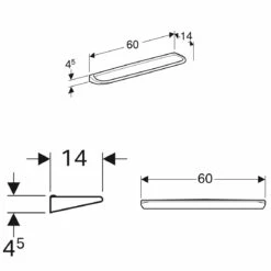 Geberit Renova Wandablage 60 Cm