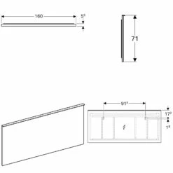 Geberit Xeno² Lichtspiegel Mit Indirekter Beleuchtung 160 Cm -KEUCO Verkauf hersteller geberit badkeramik xeno lichtspiegel indirekter 2655082