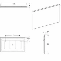 Geberit Xeno² Lichtspiegel Mit Indirekter Beleuchtung 120 Cm -KEUCO Verkauf hersteller geberit badkeramik xeno lichtspiegel indirekter 2655466