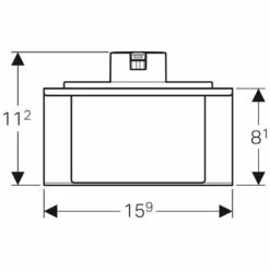 Geberit Monolith Seifenspender Zu Sanitärmodul Für Waschtisch