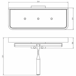 Giese Duschkonsole Mit Glasabzieher 11 Giese Duschkonsole Mit Glasabzieher -KEUCO Verkauf hersteller giese duschkoerbe duschkonsole glasabzieher 1351286