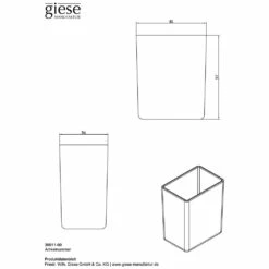 Giese Gifix Tono Glashalter, Standmodell