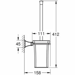 GROHE Grandera Toilettenbürstengarnitur