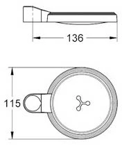 GROHE Relexa Seifenschale Transparent