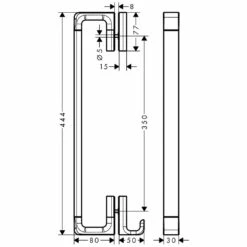 AXOR ShowerSolutions Duschtürgriff