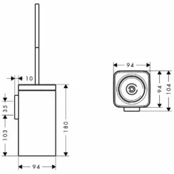AXOR Urquiola WC-Bürstenhalter