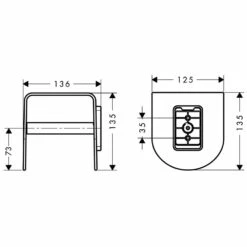 AXOR Urquiola Papierrollenhalter