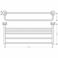 Hansgrohe Logis Universal Handtuchablage Mit Handtuchhalter
