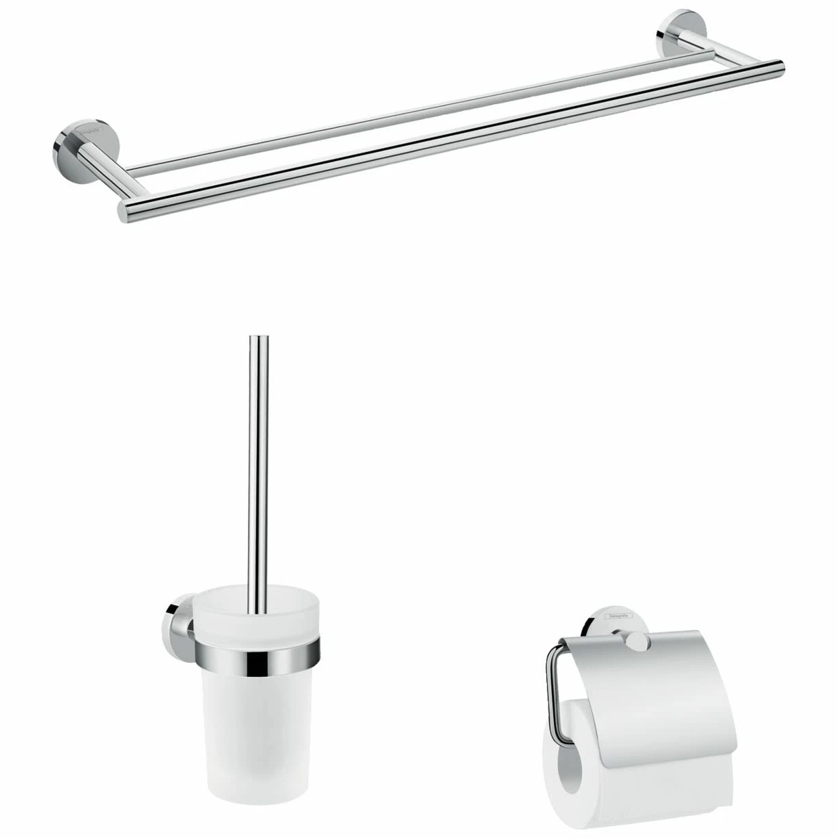 Hansgrohe Logis Universal Bad-Accessoire Set 3-teilig 1 Hansgrohe Logis Universal Bad-Accessoire Set 3-teilig