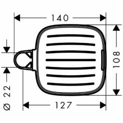 Hansgrohe Casetta SoftCube Seifenschale