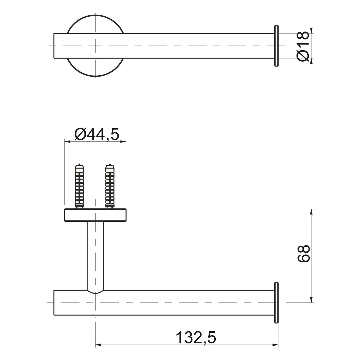 Herzbach LIVING IX Papierrollenhalter 1 Herzbach LIVING IX Papierrollenhalter