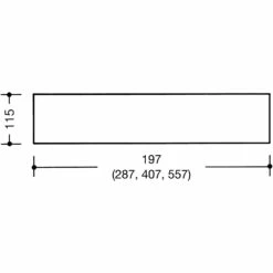 HEWI Serie 477 Glasplatte Aus Klarglas 40,7 Cm