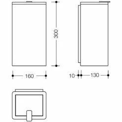 HEWI Hygieneabfallbehälter