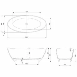 Hoesch Namur Oval-Badewanne 180 X 80 Cm Freistehend 5 Hoesch Namur Oval-Badewanne 180 X 80 Cm Freistehend -KEUCO Verkauf hersteller hoesch badewannen whirlpools freistehende namur 1027422